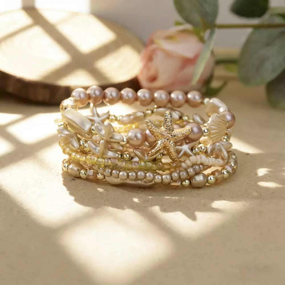 Coastal Charm Stack Bracelet