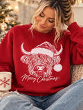 Merry Christmas Highland Cow