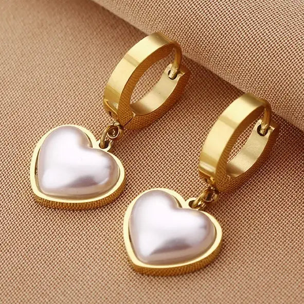 Heart Dangle Earrings