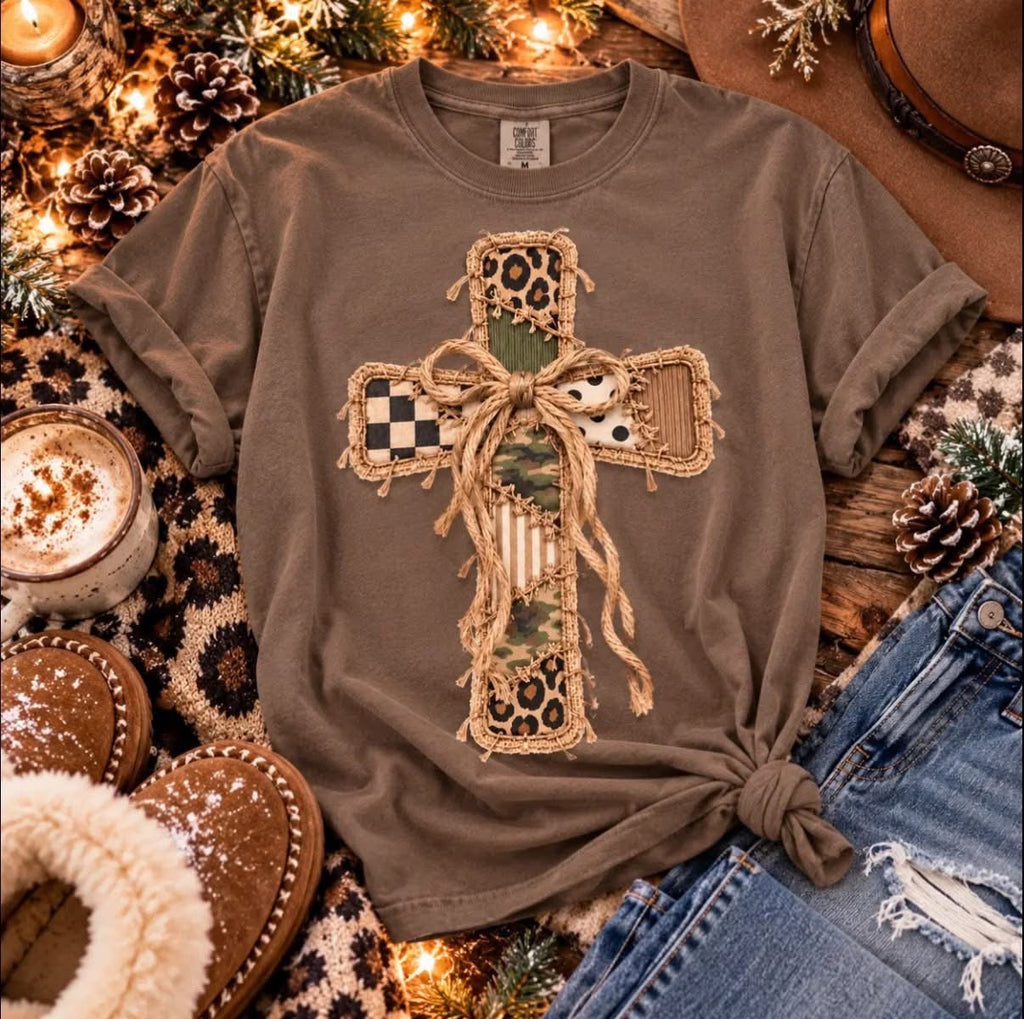 Cross Patchwork Tee