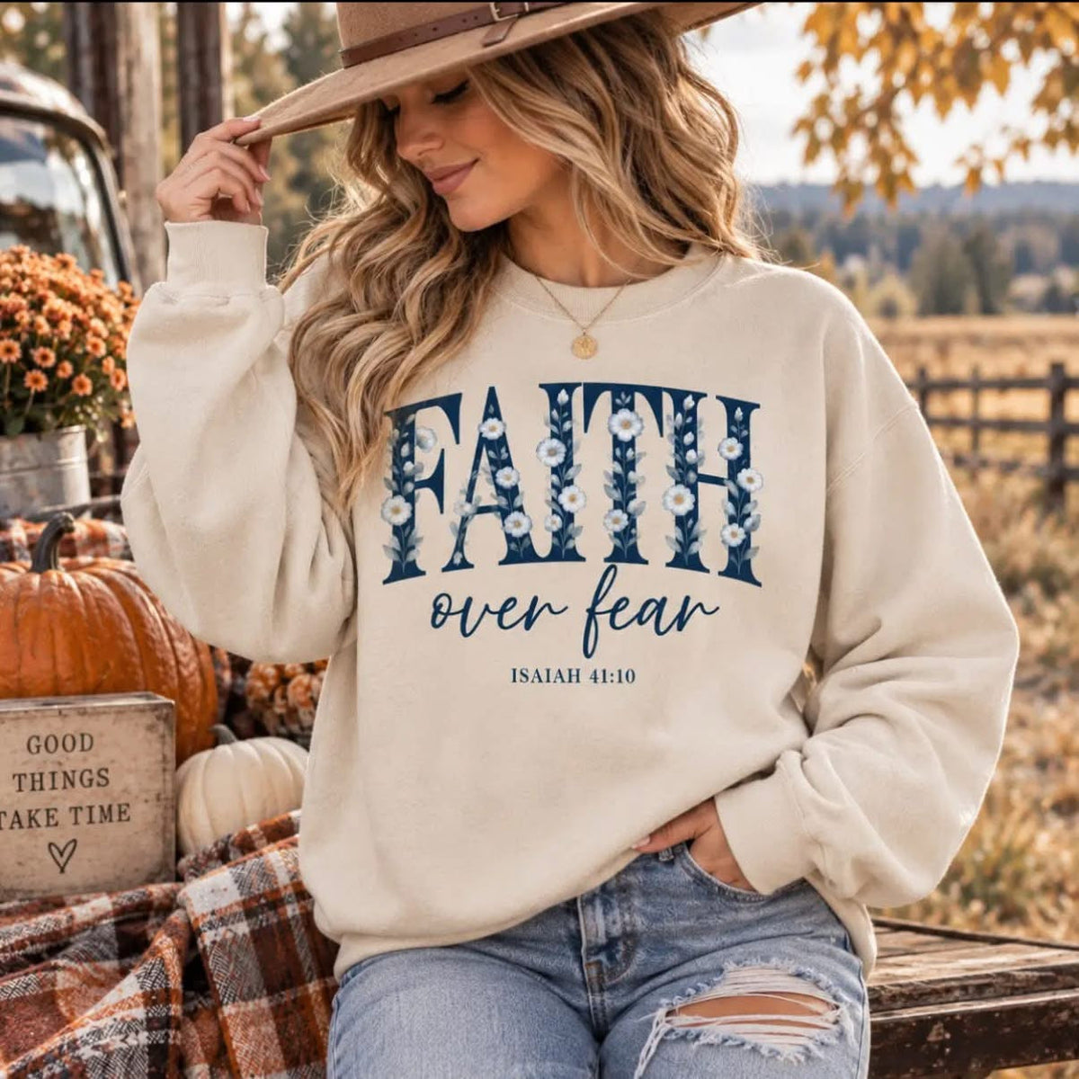 Faith Over Fear Sweatshirt