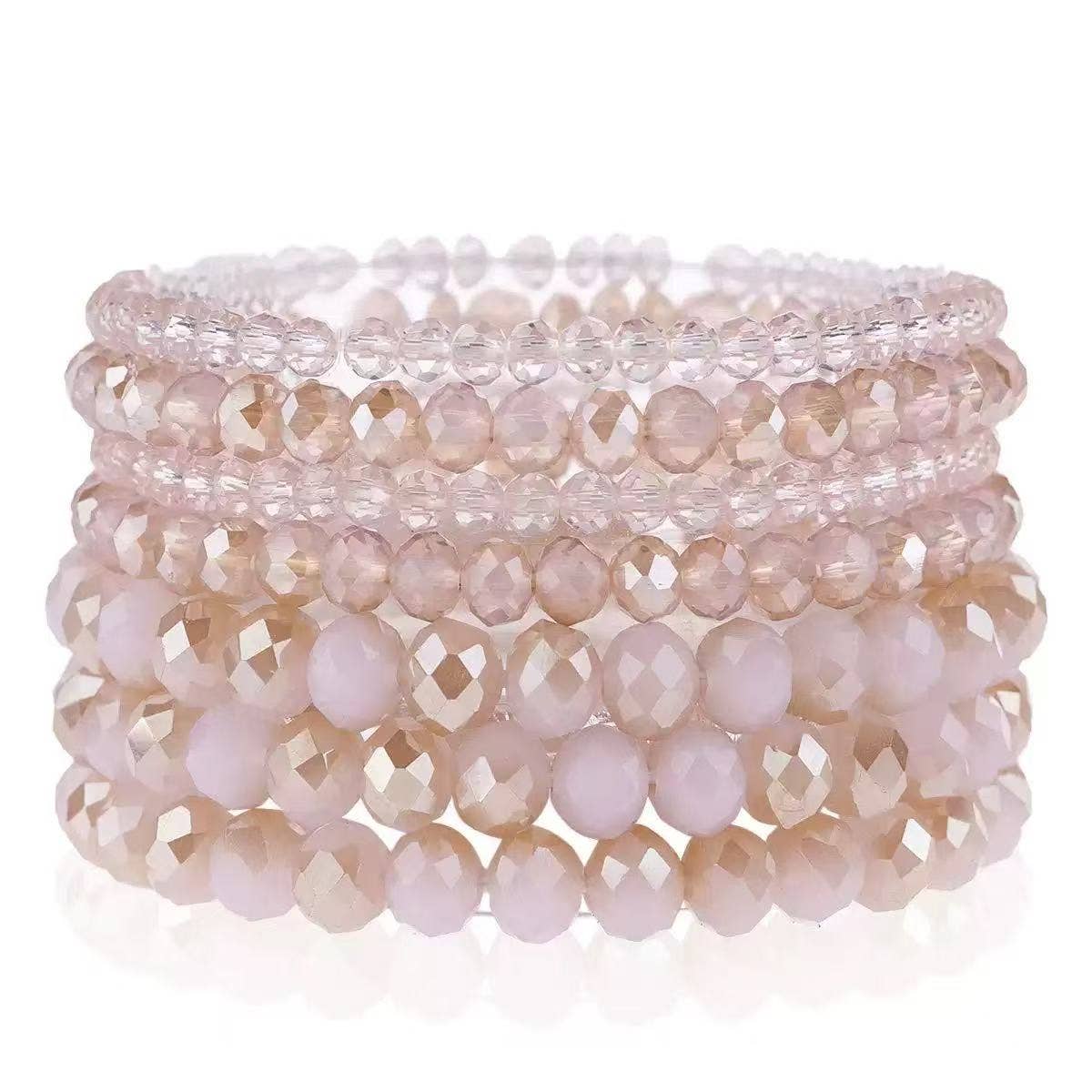 Light Pink Stackable Bracelets