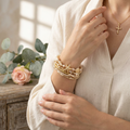 Coastal Charm Stack Bracelet Lifestyle