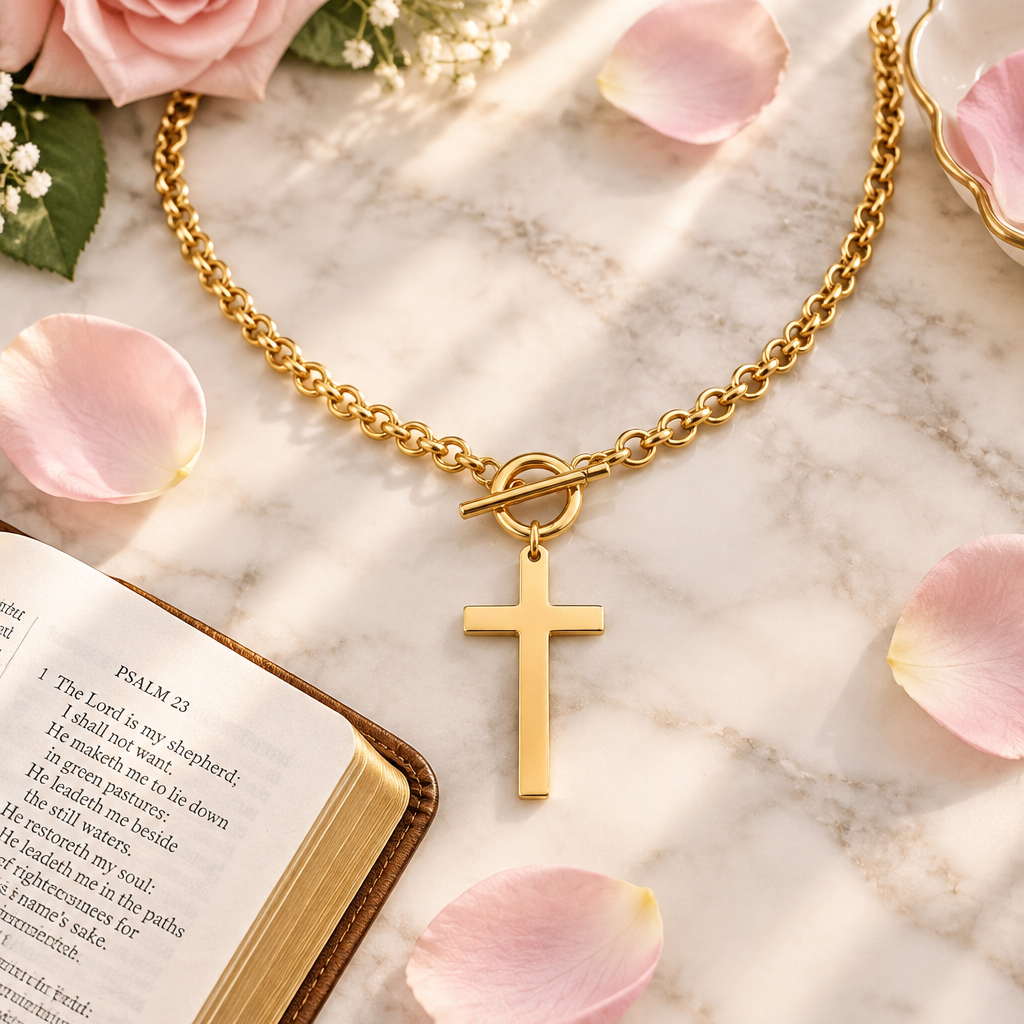 Gold Cross Necklace