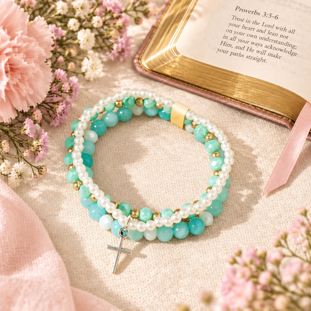 Turquoise Stackable Bracelets lifestyle image