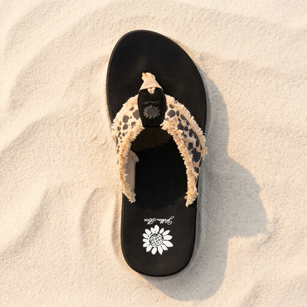Gisella Cheetah Flip Flops